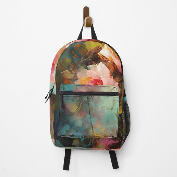 Item preview, Rose garden Impressionism painting 5 designed and sold by Red Witch Art.