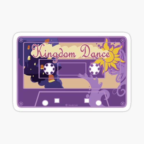 Kingdom Dance Cassette Tape Sticker