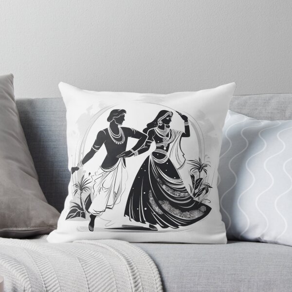 Item preview, RadheKrishna Black and White Minimal designed and sold by mangruti.