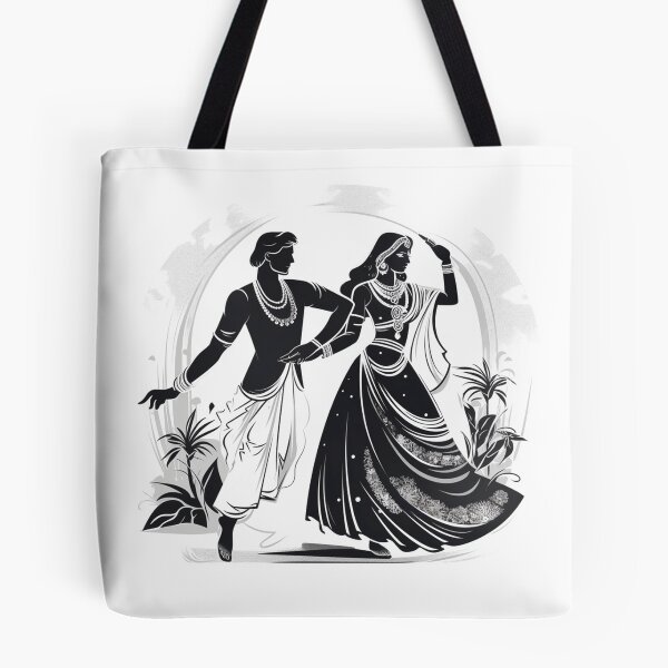 Item preview, RadheKrishna Black and White Minimal designed and sold by mangruti.
