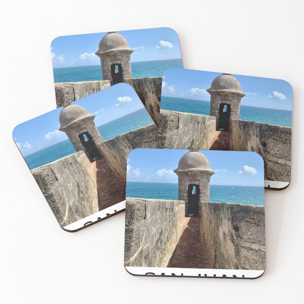 Item preview, San juan poster, travel wall art Peurto rico designed and sold by PanenkaPrints.