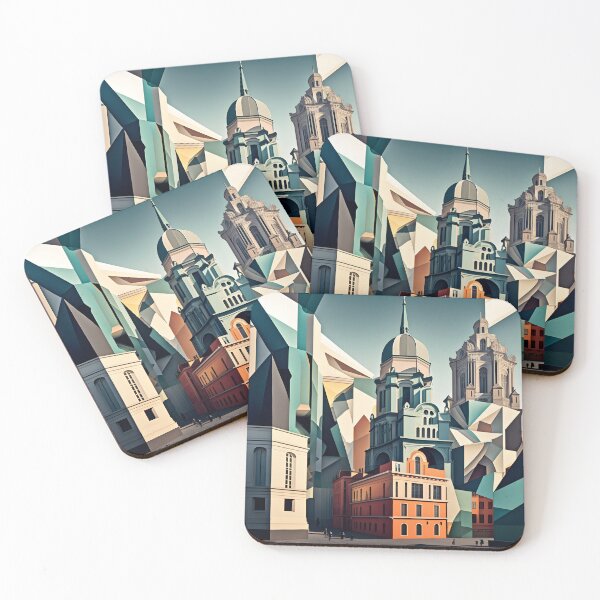 Item preview, Berlin in cubism style 2 designed and sold by giggles-omg.