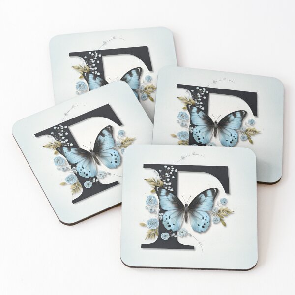 Item preview, Delightful and whimsical design with butterflies - F designed and sold by WrapTherappy.