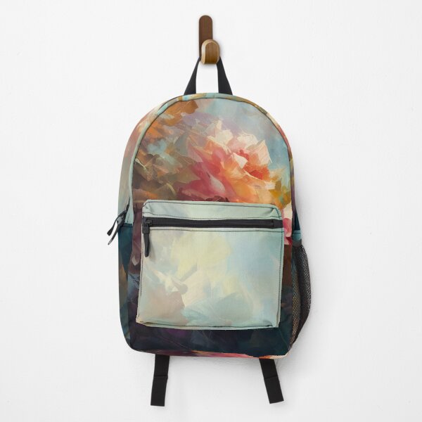 Item preview, Rose garden Impressionism painting 6 designed and sold by Red Witch Art.