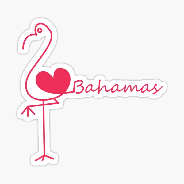 I love Bahamas Sticker