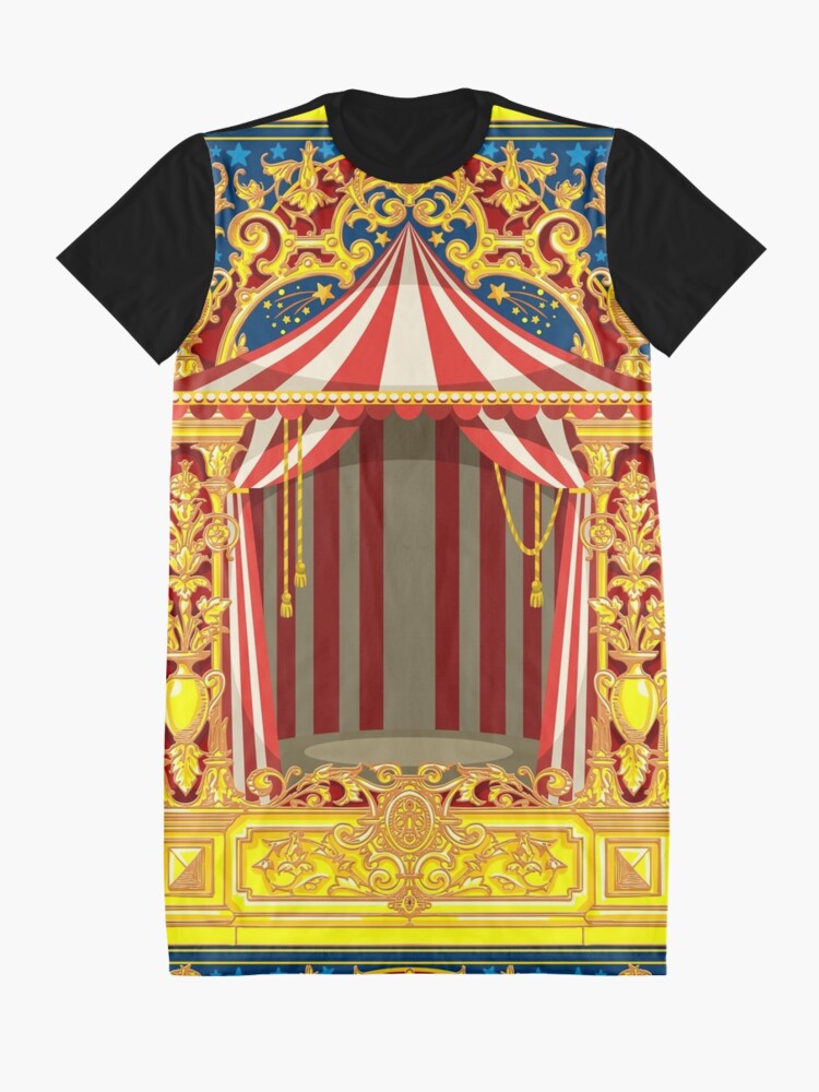 Alternate view of Carnival Circus Graphic T-Shirt Dress
