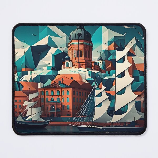 Item preview, Helsinki in cubism style designed and sold by giggles-omg.