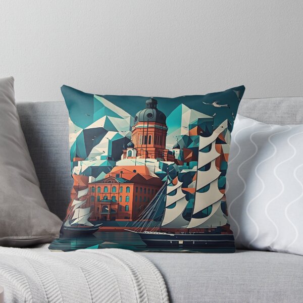 Item preview, Helsinki in cubism style designed and sold by giggles-omg.
