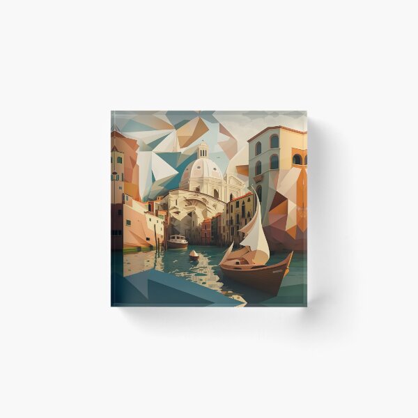Item preview, Venice in cubism style 3 designed and sold by giggles-omg.