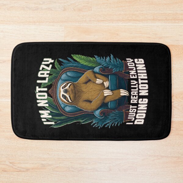 Item preview, Funny Lazy Sloth In Armchair Enjoy Doing Nothing designed and sold by GrandeDuc.