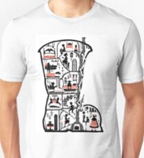 There was an old woman who lived in a shoe Unisex T-Shirt