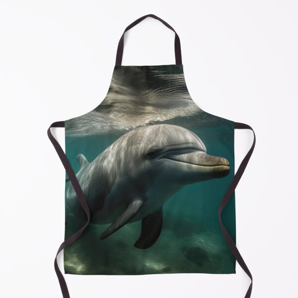 Item preview, Two Dolphins Swimming in a Tropical Sea designed and sold by NoWayy.