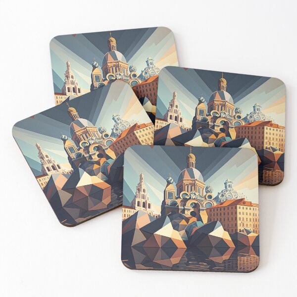 Item preview, St. Petersburg in cubism style 3 designed and sold by giggles-omg.