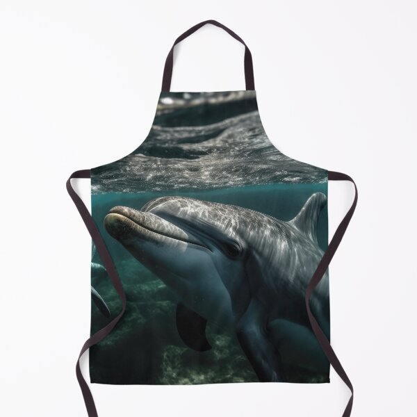 Item preview, Two Dolphins Swimming in a Tropical Sea designed and sold by NoWayy.