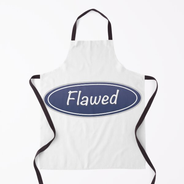 Item preview, Flawed Logo (Humour) designed and sold by RudePlanet.