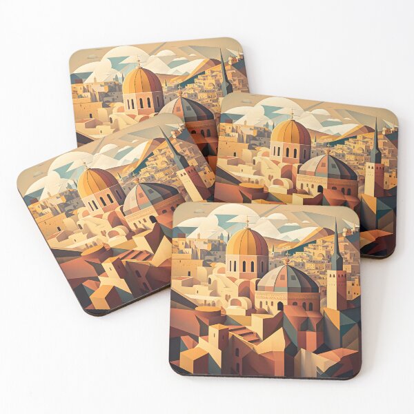 Item preview, Jerusalem in cubism style 3 designed and sold by giggles-omg.