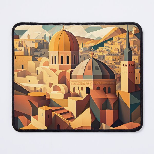 Item preview, Jerusalem in cubism style 3 designed and sold by giggles-omg.