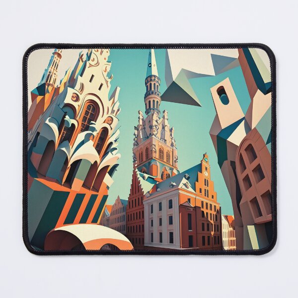 Item preview, Riga in cubism style 4 designed and sold by giggles-omg.