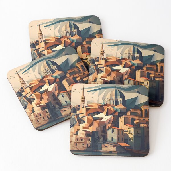 Item preview, Istanbul in cubism style designed and sold by giggles-omg.