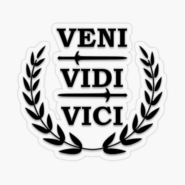 vici Sticker (Rectangle) Veni Vidi Vici Rectangular Sticker, CafePress