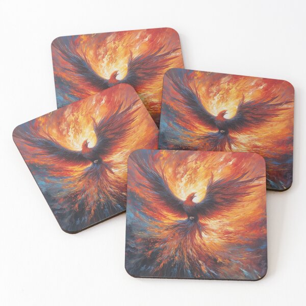 Item preview, Blazing Splendour: Phoenix Oil Painting designed and sold by Dotty-Designs.