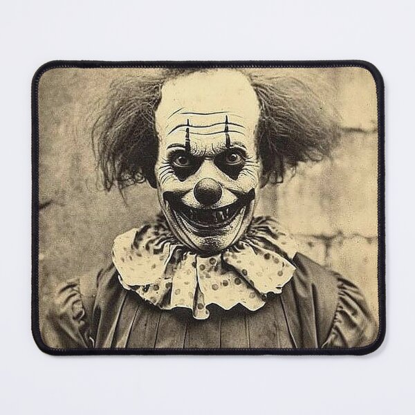 Item preview, Clown, Scary Clown, Circus, Big Top, Pyscho Clown, Black and White Clown, Laughter, Creepy Clown,  designed and sold by Nostrathomas66.