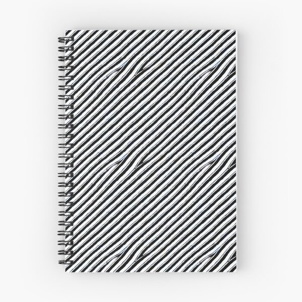 Item preview, Diagonal Black Crooked Stripes - Seamless Pattern designed and sold by Chubuter.