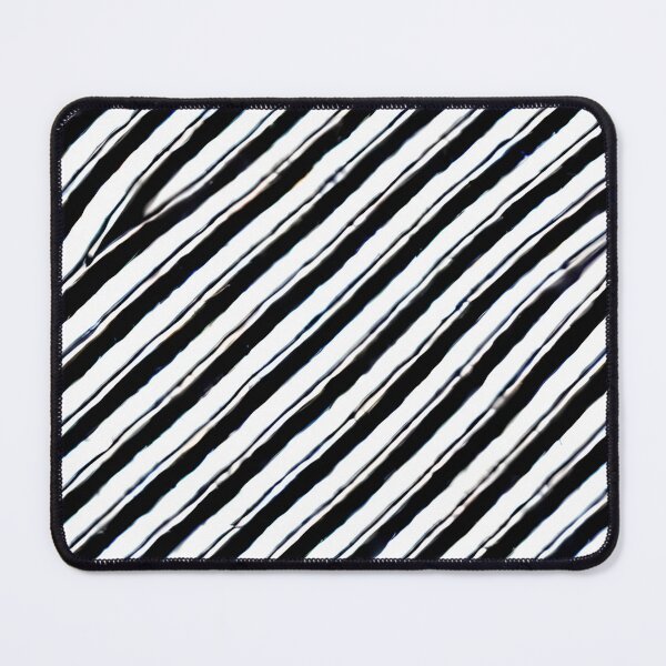 Item preview, Diagonal Black Crooked Stripes - Seamless Pattern designed and sold by Chubuter.