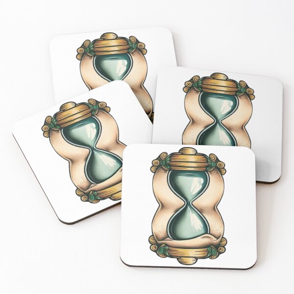 Item preview, Vintage tattoo flash of a hourglass designed and sold by Donkey's Salad.