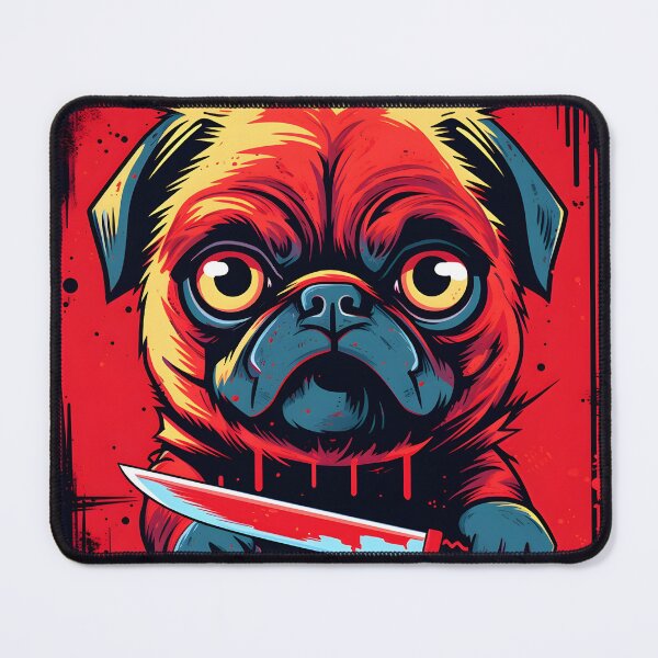 Item preview, Pug Chucky designed and sold by Trendyduck.