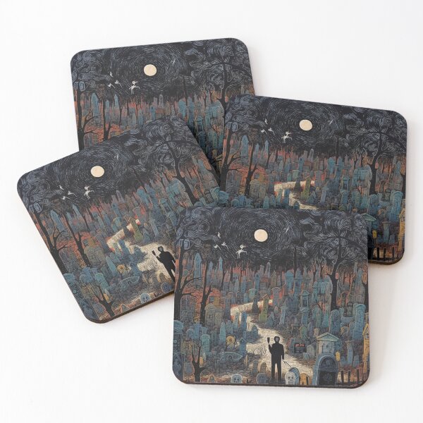 Item preview, Midnight Walk Through the Cemetary designed and sold by EpicFoxArt.