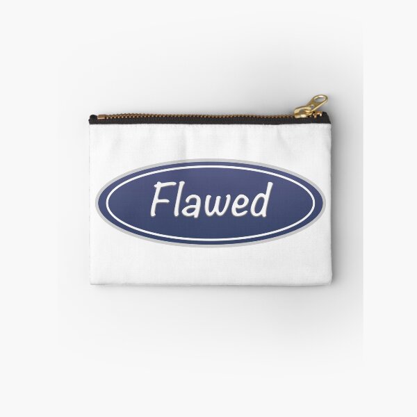 Item preview, Flawed Logo (Humour) designed and sold by RudePlanet.
