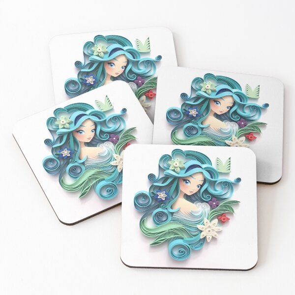 Item preview, Mermaid Aqua Mystical designed and sold by AdiRemba.