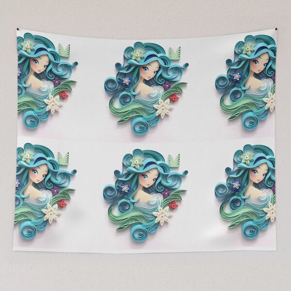 Item preview, Mermaid Aqua Mystical designed and sold by AdiRemba.
