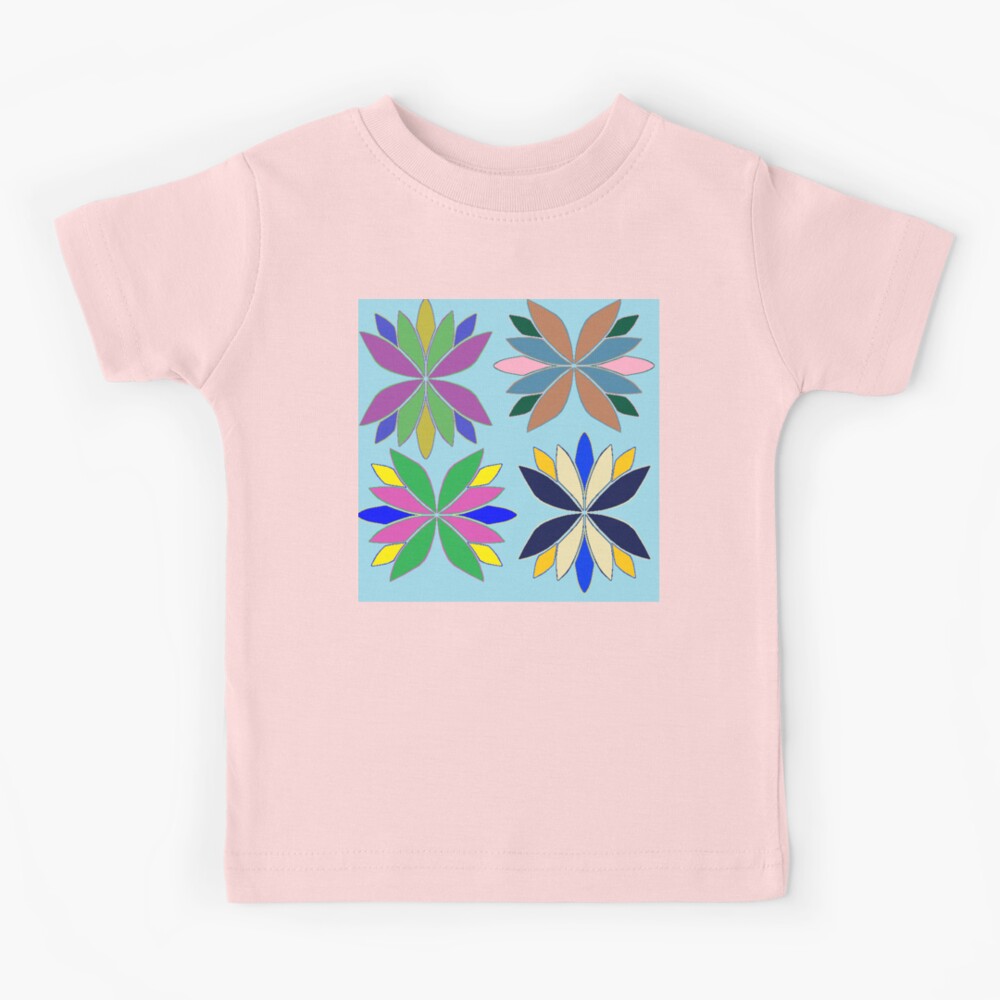 Simple Flower Bundle Design T-Shirt (Light Colors)