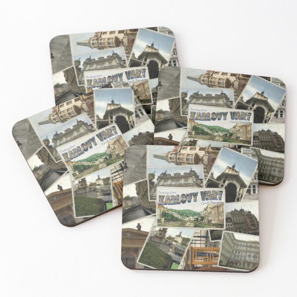 Item preview, Greetings from Karlovy Vary in Czech Republic Vintage style retro souvenir designed and sold by DeveloperProp0.