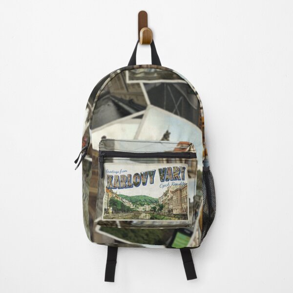 Item preview, Greetings from Karlovy Vary in Czech Republic Vintage style retro souvenir designed and sold by DeveloperProp0.