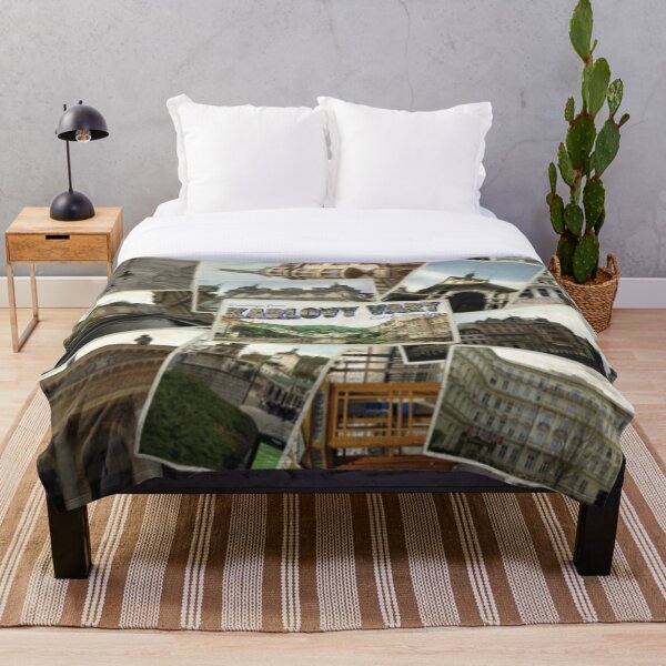 Item preview, Greetings from Karlovy Vary in Czech Republic Vintage style retro souvenir designed and sold by DeveloperProp0.