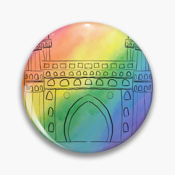 Item preview, Charminar monument in Hyderabad India rainbow designed and sold by aditikkumar.