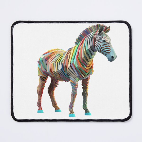 Item preview, Vibrant Rainbow Zebra designed and sold by NaloAI.