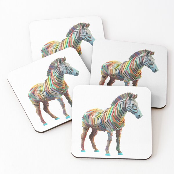 Item preview, Vibrant Rainbow Zebra designed and sold by NaloAI.