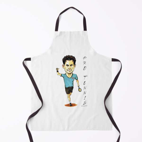 Item preview, Dominic Thiem Pro Tennis caricature designed and sold by dizzycatbiz.