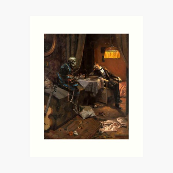 Item preview, The Drinker (Sweet Song of Death), 1910 by Erich Plontke designed and sold by Gabriel S.