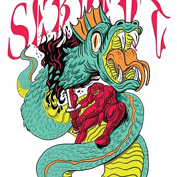 Artwork thumbnail, Slay The Serpent - Unisex T-Shirt by goshogo