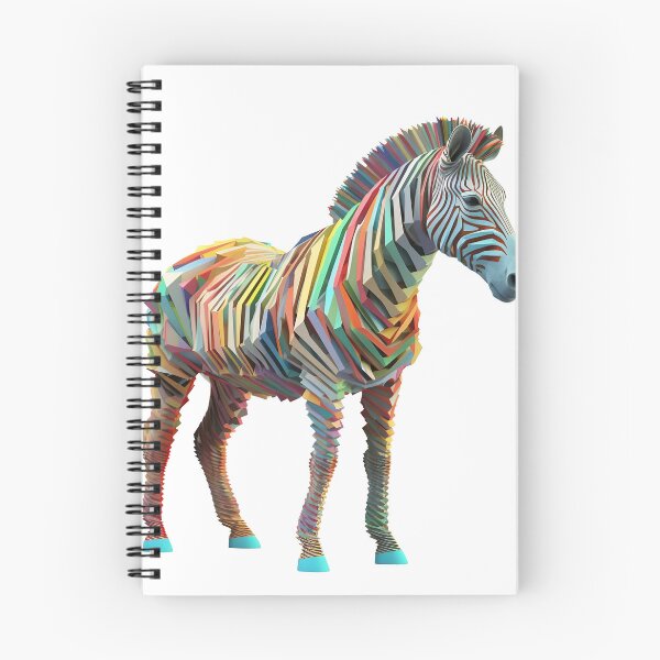 Item preview, Vibrant Rainbow Zebra designed and sold by NaloAI.