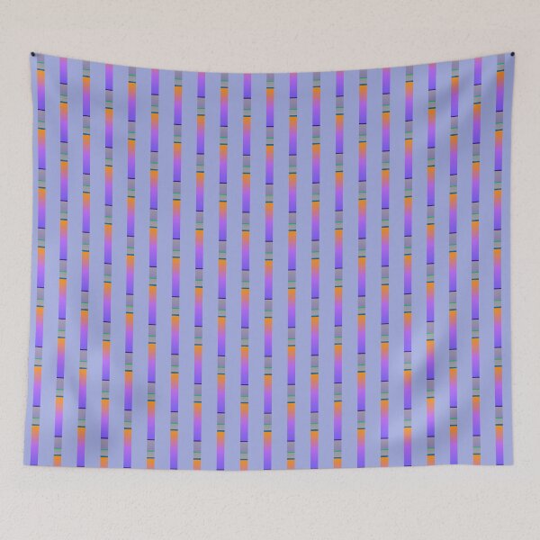Item preview, Modern blue violet lines pattern | Creative original geometric lines designed and sold by lausn.