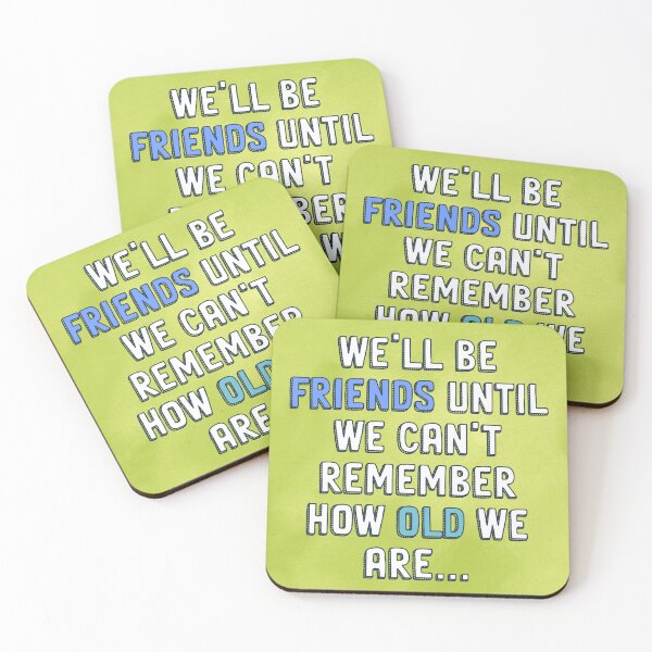 Item preview, Until We Can't Remember Funny Friendship Card designed and sold by Paper Bee Gift Shop.