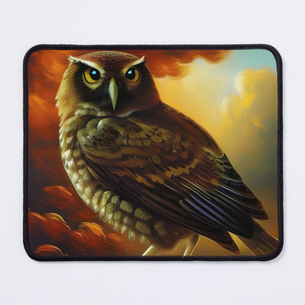 Item preview, Vintage Tawny Owl, impasto, Ai Generated Art  designed and sold by ACC .