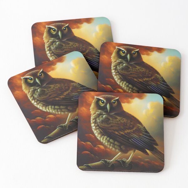 Item preview, Vintage Tawny Owl, impasto, Ai Generated Art  designed and sold by ACC .