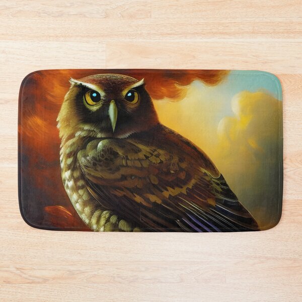 Item preview, Vintage Tawny Owl, impasto, Ai Generated Art  designed and sold by ACC .